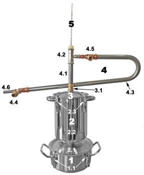 Large Still for Essential Oil and Schnapps